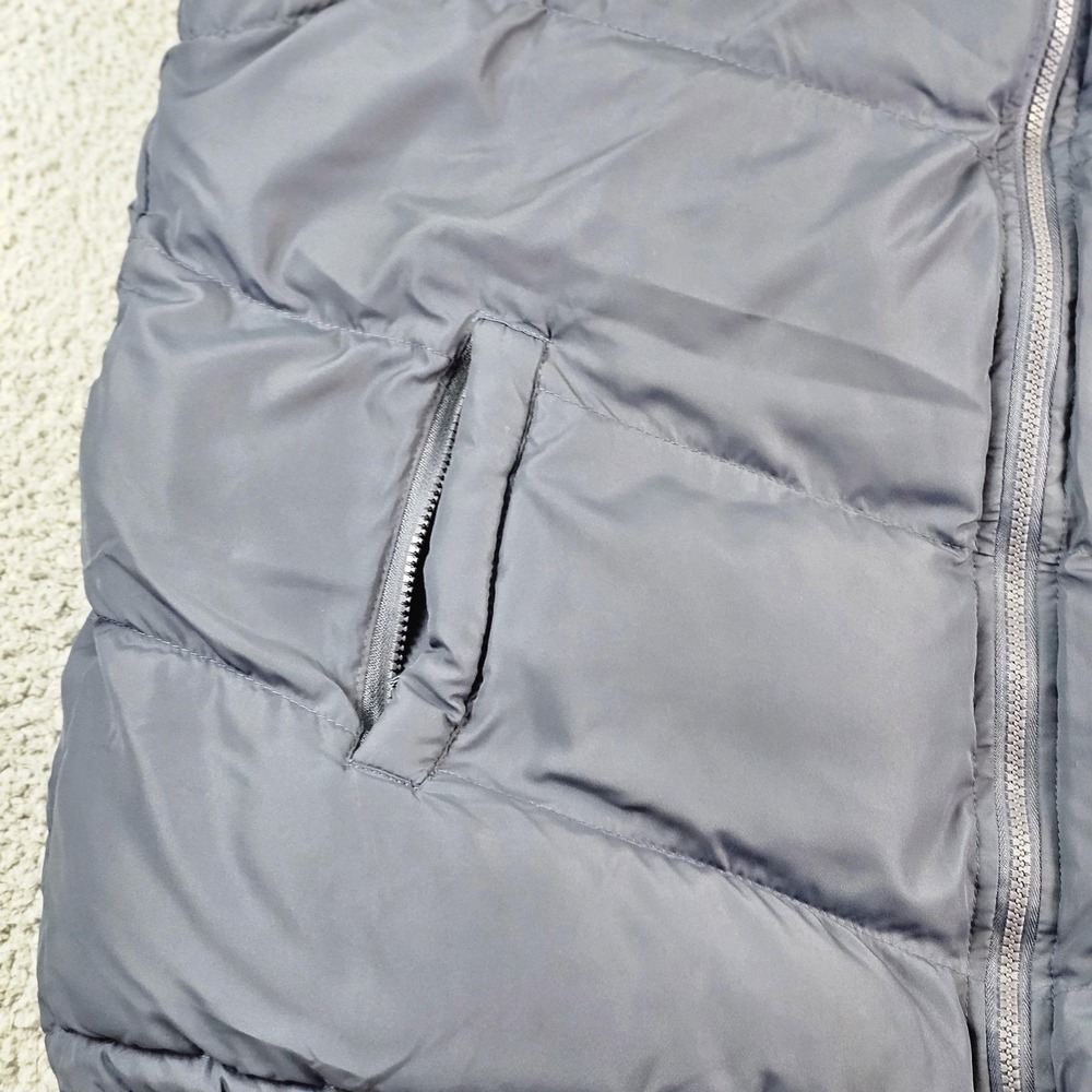 Bit & Bridle Vest Womens Large Blue Puffer Quilted Full Zip Reversible Horses - Picture 4 of 13